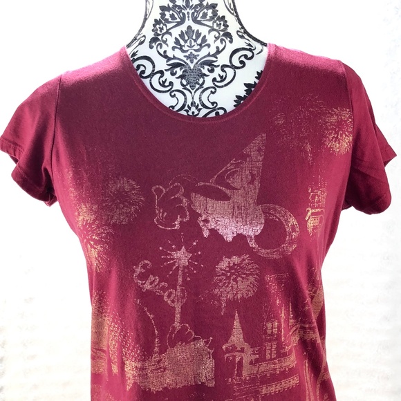 Walt Disney World Kids Slim Fit Cap Sleeve Tee L - Picture 7 of 8